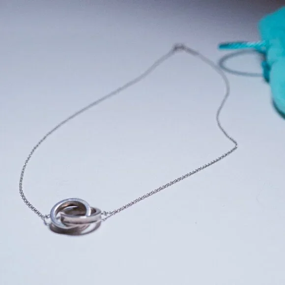 Tiffany Interlocking Rings Necklace - Picture 4 of 4